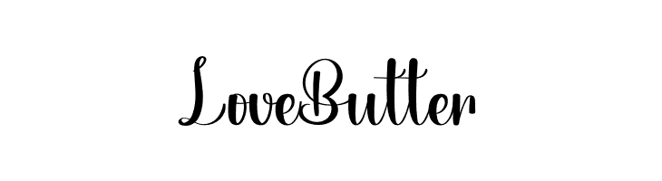 Love Butter  Frei Schriftart Herunterladen
