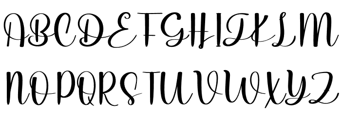 Love Butter Font UPPERCASE