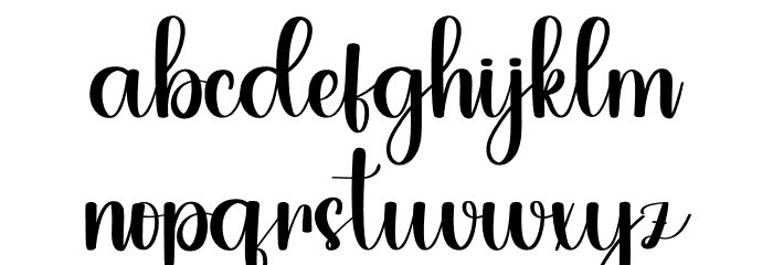 Love Butter Font LOWERCASE