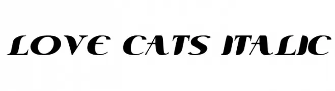 Love Cats Italic  تنزيل الخطوط