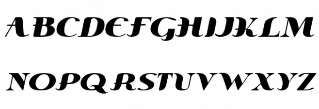 Love Cats Italic 字体 大写