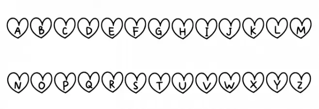 Love Cha Regular 字体 大写