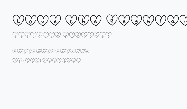 Love Cha Regular Business Card