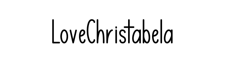 Love Christabela  Frei Schriftart Herunterladen