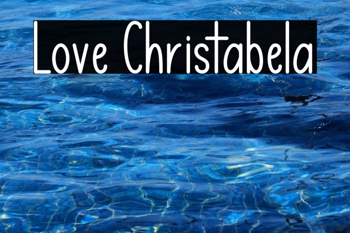 Love Christabela Example 2