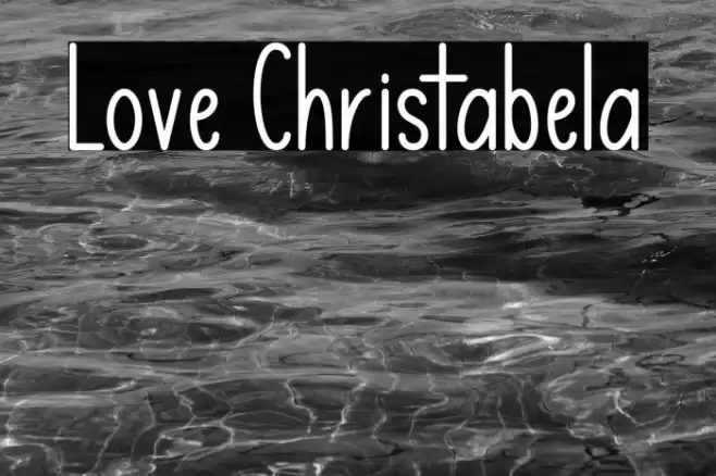 Love Christabela Font examples