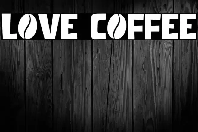 Love Coffee Font examples