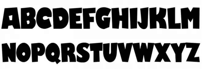 Love Comic Caratteri MAIUSCOLE