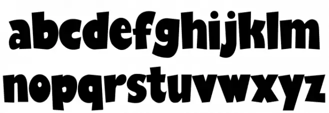 Love Comic Caratteri MINUSCOLO