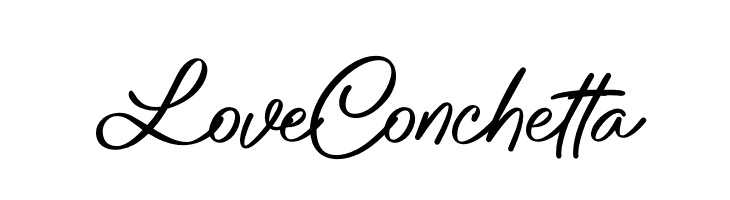 Love Conchetta  font caratteri gratis