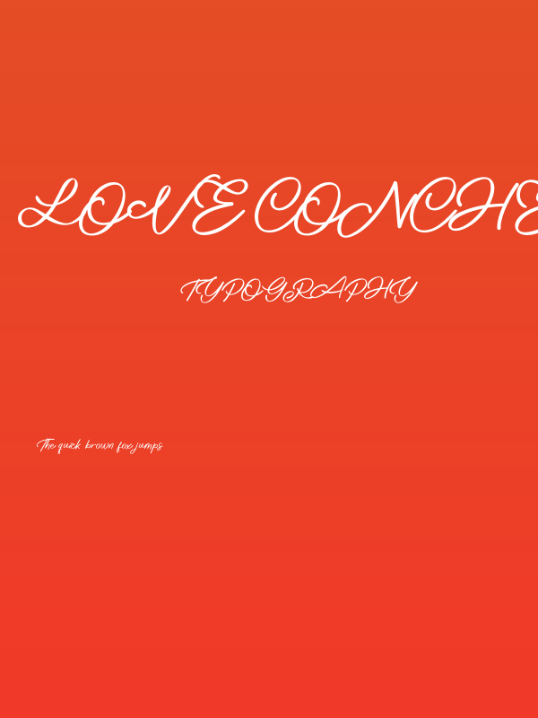 Love Conchetta Poster
