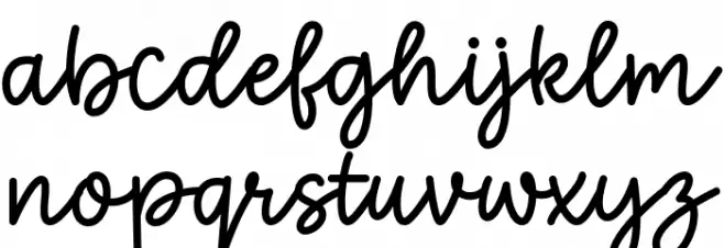 Love Cookies Font LOWERCASE