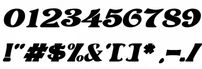 Love Craft Italic Font OTHER CHARS