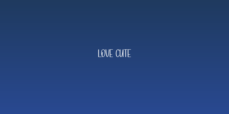 Love Cute Social Header
