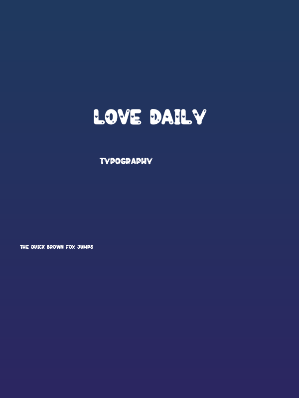 Love Daily Poster