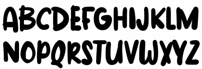 Love Days फ़ॉन्ट अपरकेस