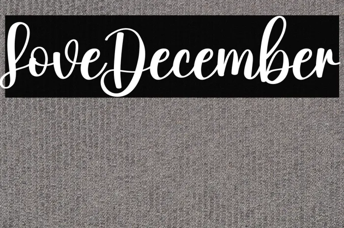 Love December Example 1