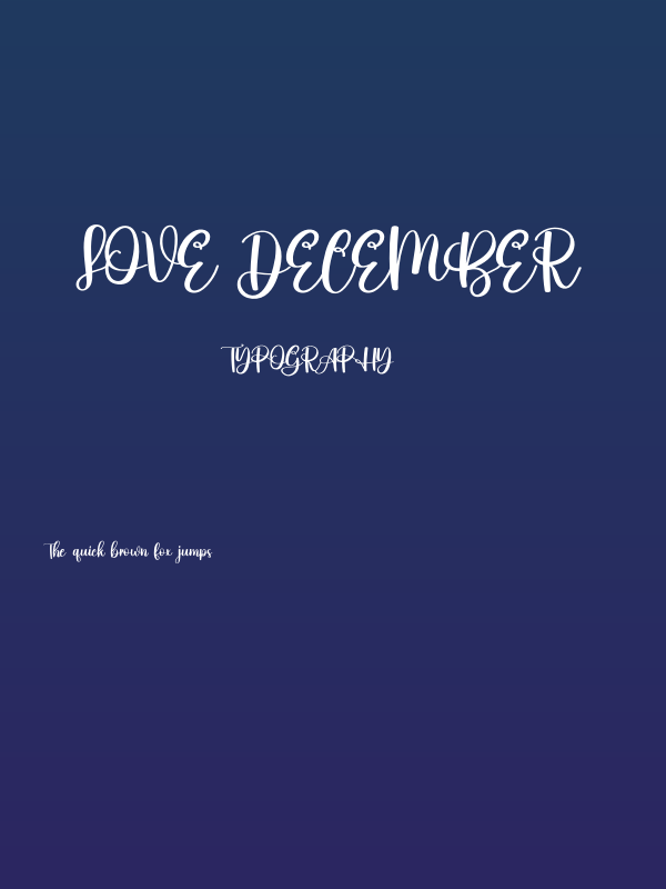 Love December Poster