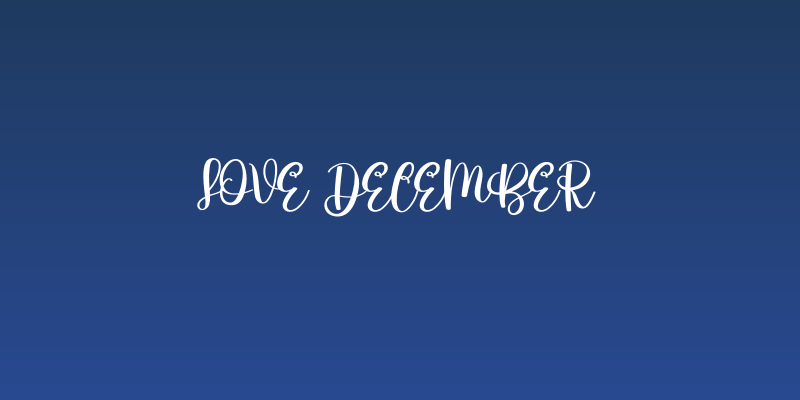 Love December Social Header