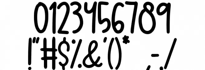 Love Dream Font OTHER CHARS