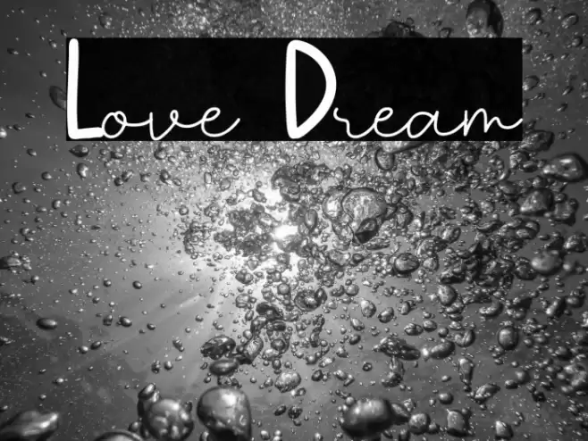 Love Dream Font examples