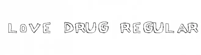 Love Drug Regular  Frei Schriftart Herunterladen