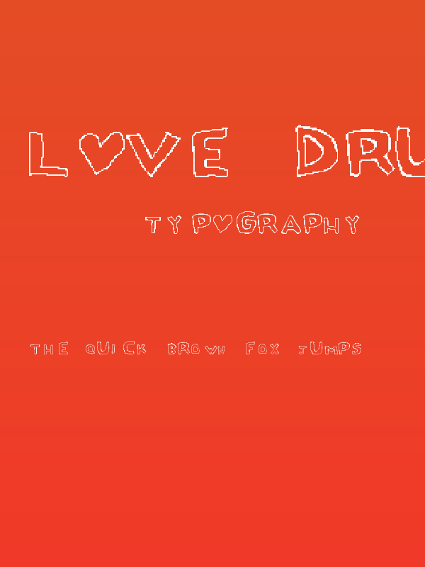 Love Drug Regular Poster