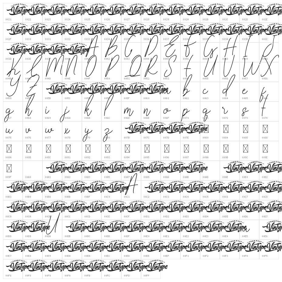 Love Earth Demo Character Map