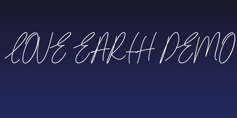 Love Earth Demo Social Header