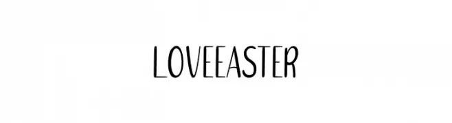 Love Easter  नि: शुल्क फ़ॉन्ट्स डाउनलोड