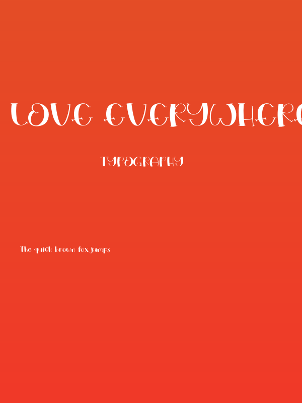 Love Everywhere Poster