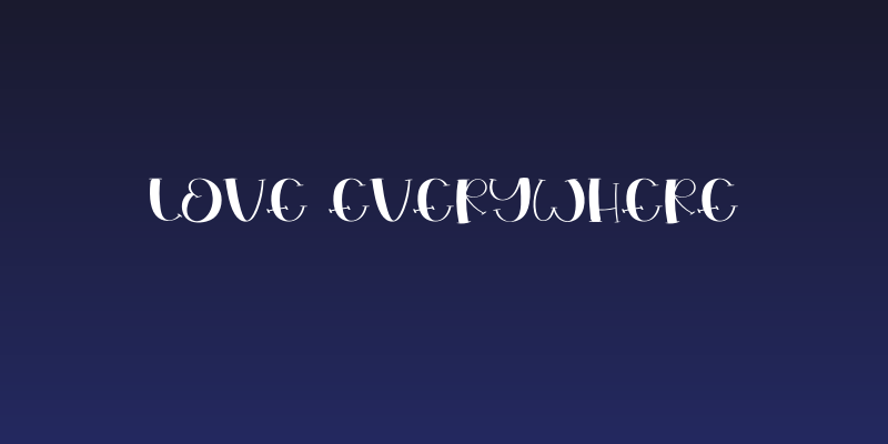 Love Everywhere Social Header