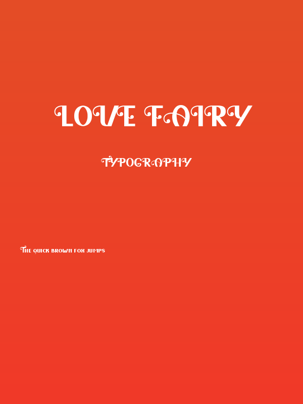 Love Fairy Poster