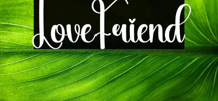 Love Friend Example 3