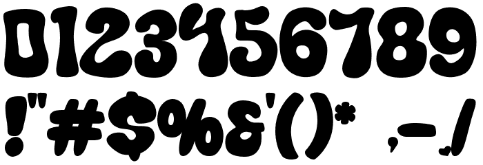 Love Glow Font OTHER CHARS