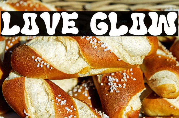 Love Glow Font examples