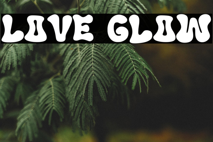 Love Glow Font examples