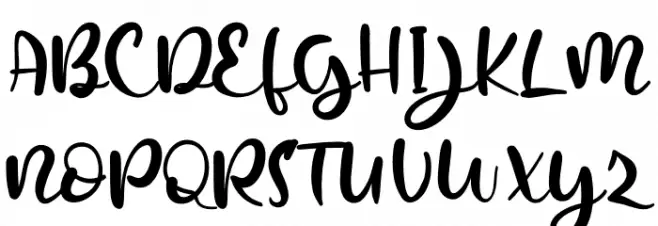 Love Grows Font UPPERCASE