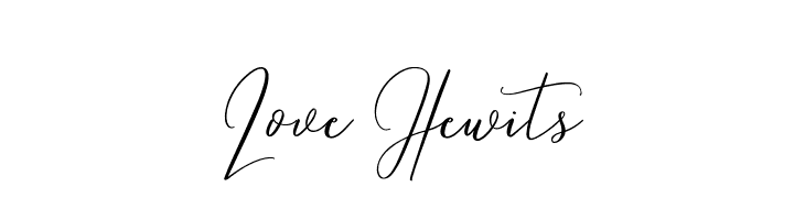 Love Hewits  لخطوط تنزيل