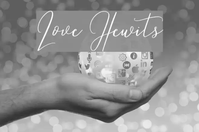 Love Hewits Font examples