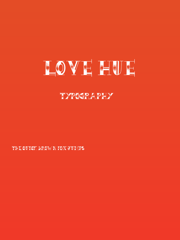 Love Hue Poster
