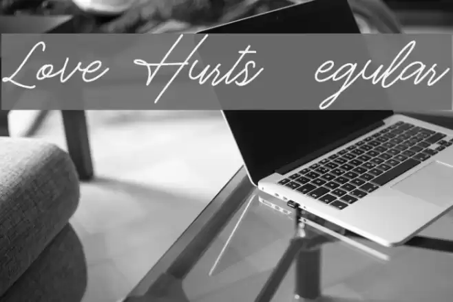 Love Hurts DEMO Regular Font examples