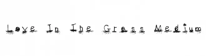 Love In The Grass Medium  baixar fontes gratis
