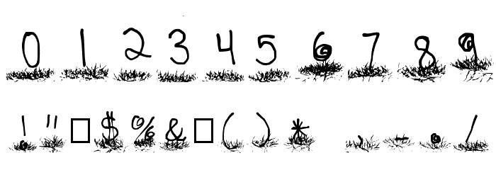 Love In The Grass Medium Font OTHER CHARS