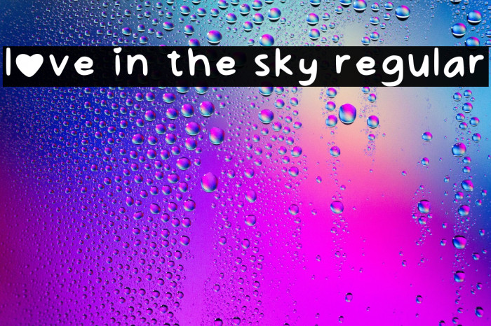 Love In The Sky Regular Example 3
