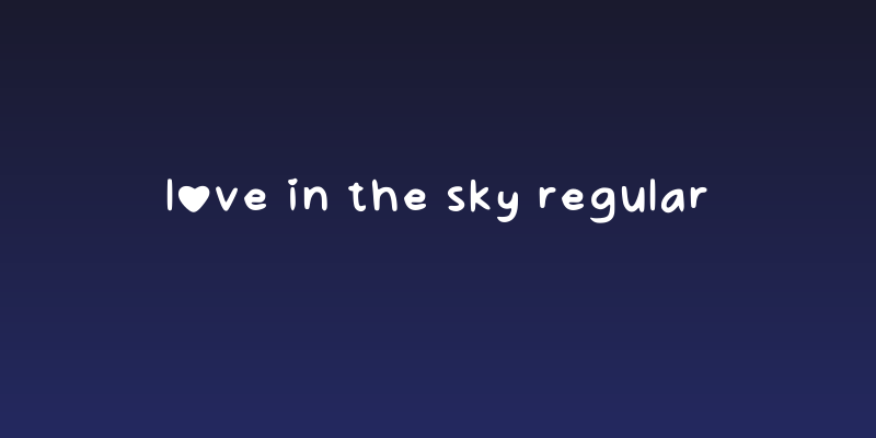 Love In The Sky Regular Social Header