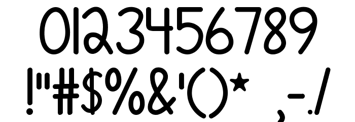 Love Is A Many Complicated Thing Font OTHER CHARS
