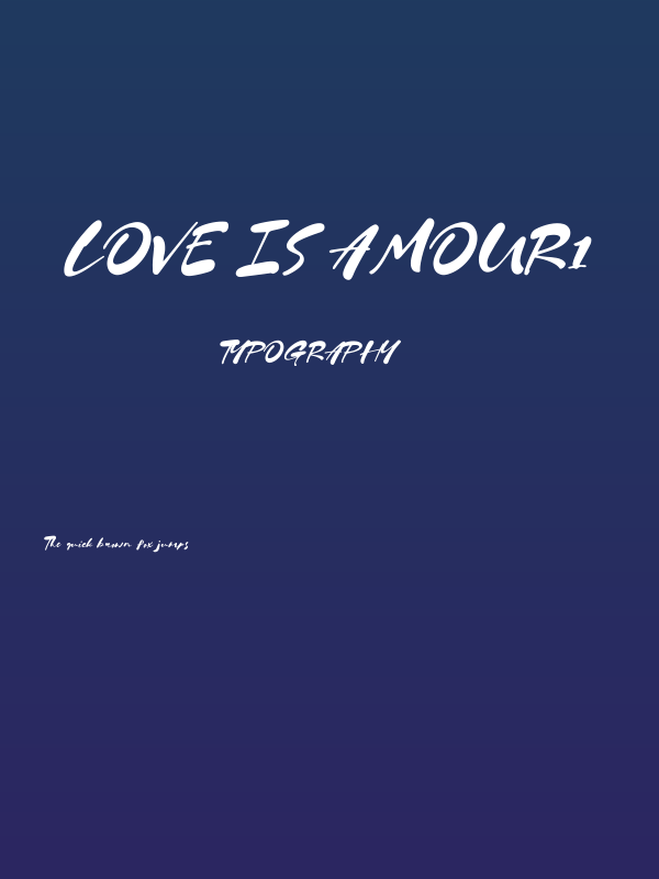 Love Is Amour1 Poster