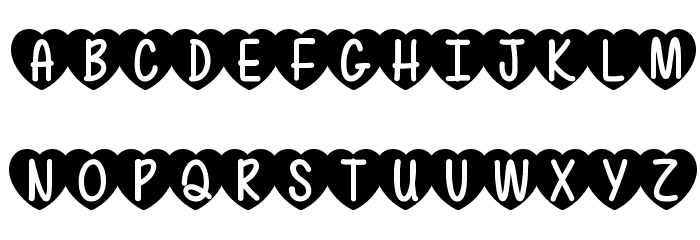 Love Is Awesome 2 Font LOWERCASE