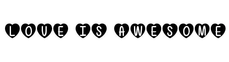 Love Is Awesome  Free Fonts Download